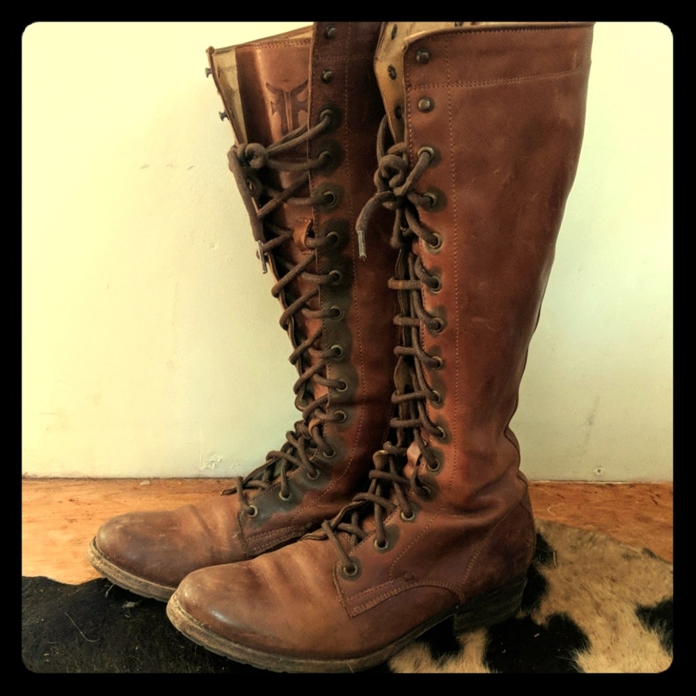 Tall Frye riding boots